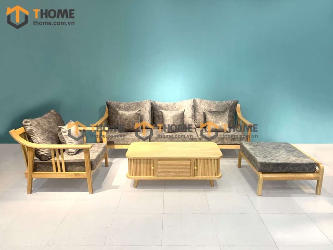 Bộ sofa góc Nova màu tự nhiên 2.4m SFT-13SN