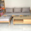 Sofa Góc Nova Gỗ Sồi Tự Nhiên Màu Tự Nhiên 2.4m SFT-13SN