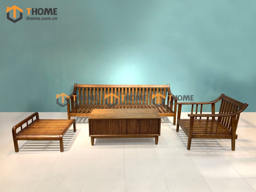 Sofa góc Nova màu óc chó 2.4m SFT-14SN