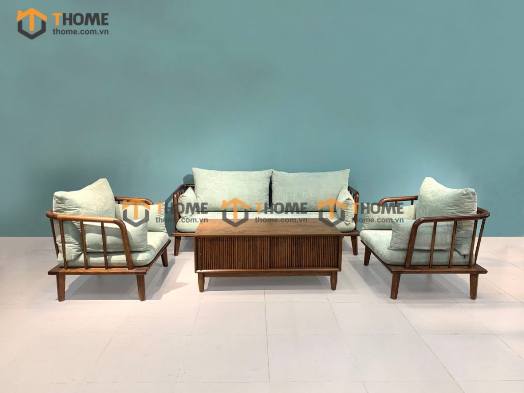 Sofa Polo màu óc chó 2.1m SFT-24SN