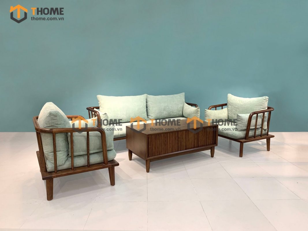 Sofa Polo màu óc chó 2.1m SFT-24SN