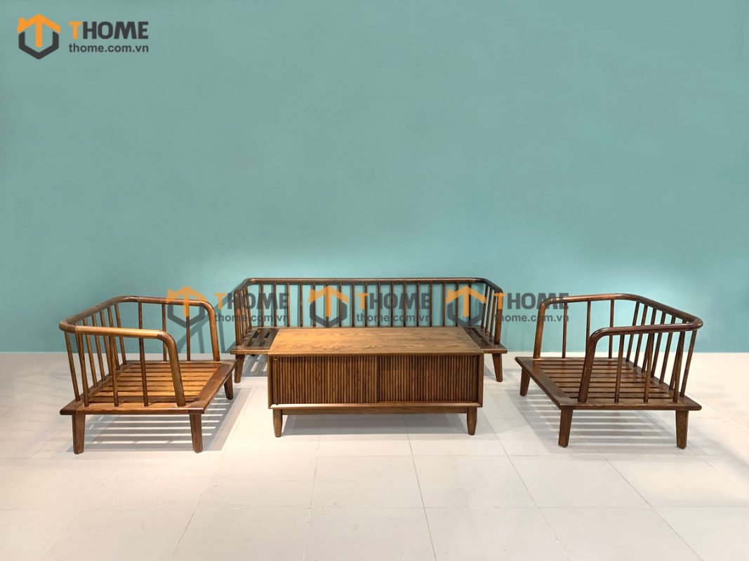 Sofa Polo màu óc chó 2.1m SFT-24SN
