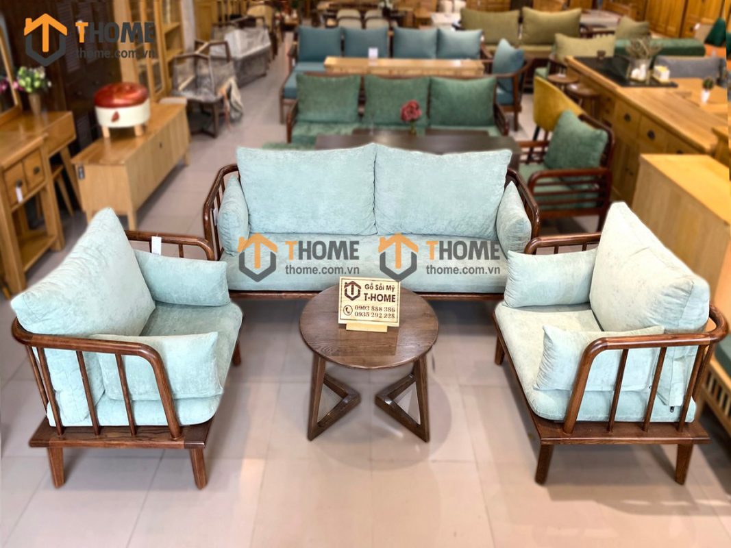Sofa Polo màu óc chó 2.1m SFT-24SN