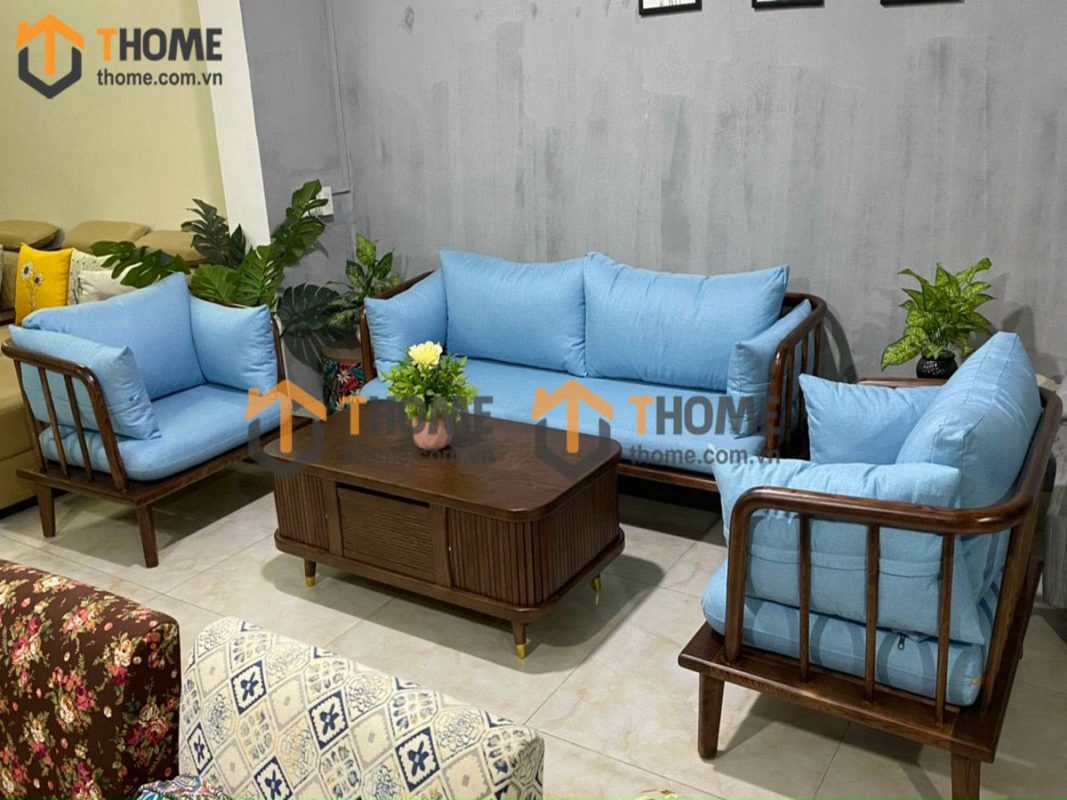 Sofa Polo màu óc chó 2.1m SFT-24SN