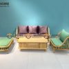 Sofa Quây màu tự nhiên 1.8m SFN-01SN