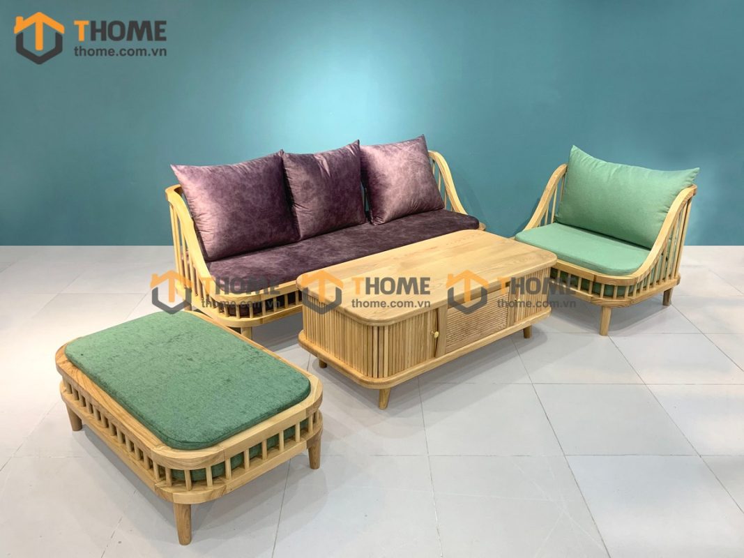 Sofa Quây màu tự nhiên 1.8m SFN-01SN