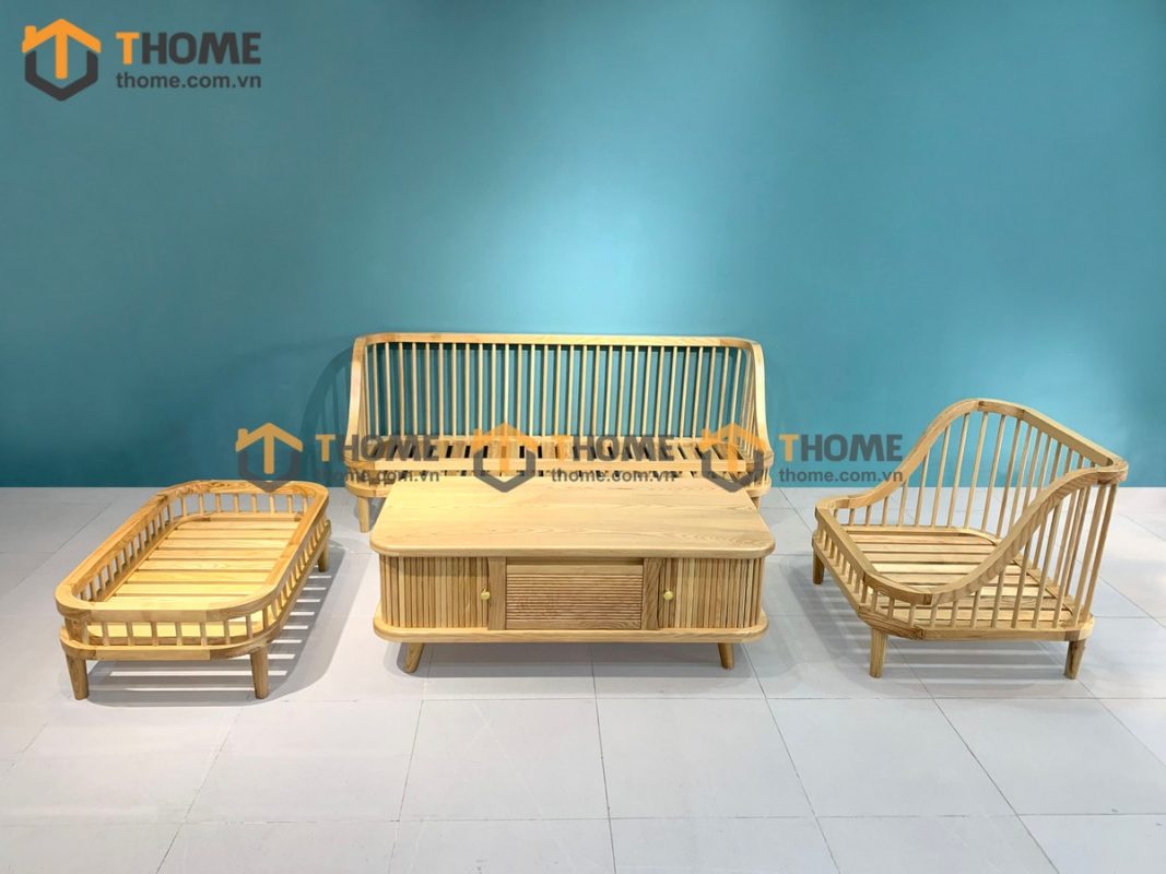 Sofa Quây màu tự nhiên 1.8m SFN-01SN