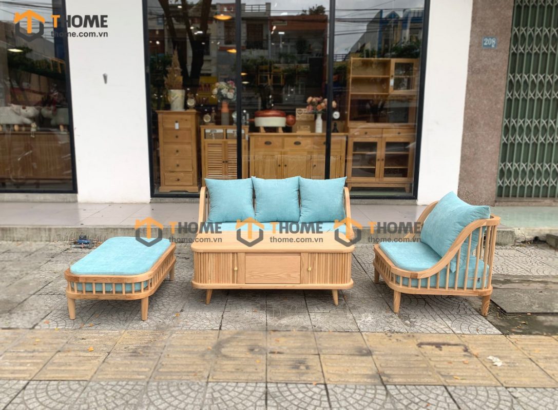 Sofa Quây màu tự nhiên 1.8m SFN-01SN