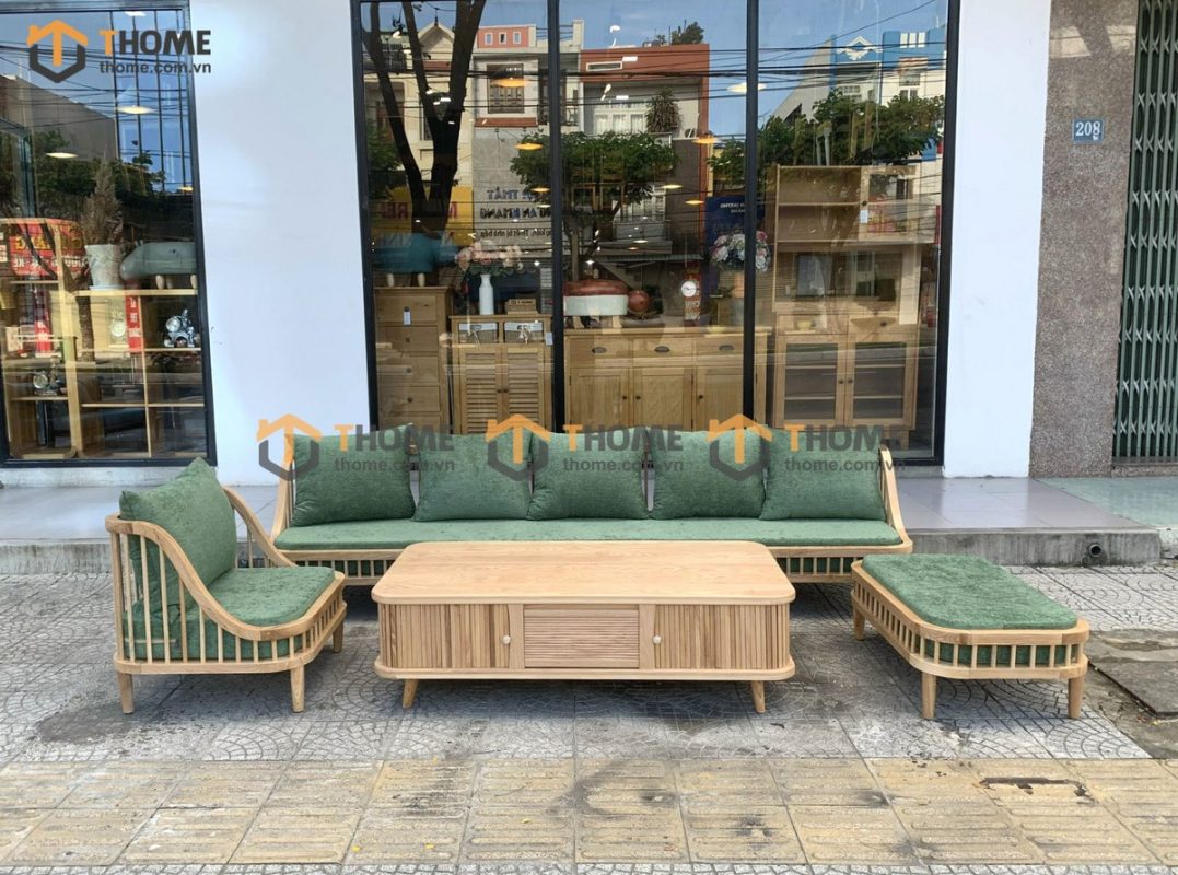 Sofa Quây màu tự nhiên 1.8m SFN-01SN