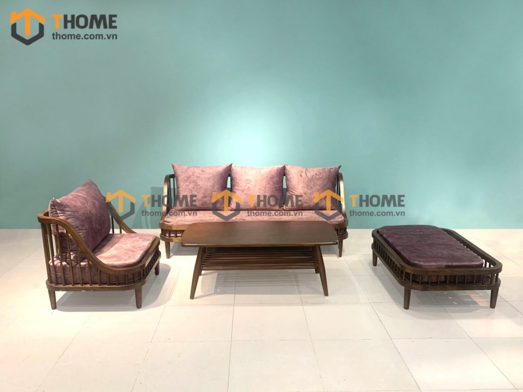 Sofa Quây màu óc chó loại thường 1.8m SFN-02SN