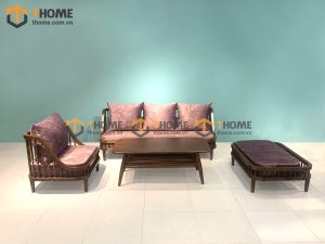 Sofa Quây màu óc chó loại thường 1.8m SFN-02SN