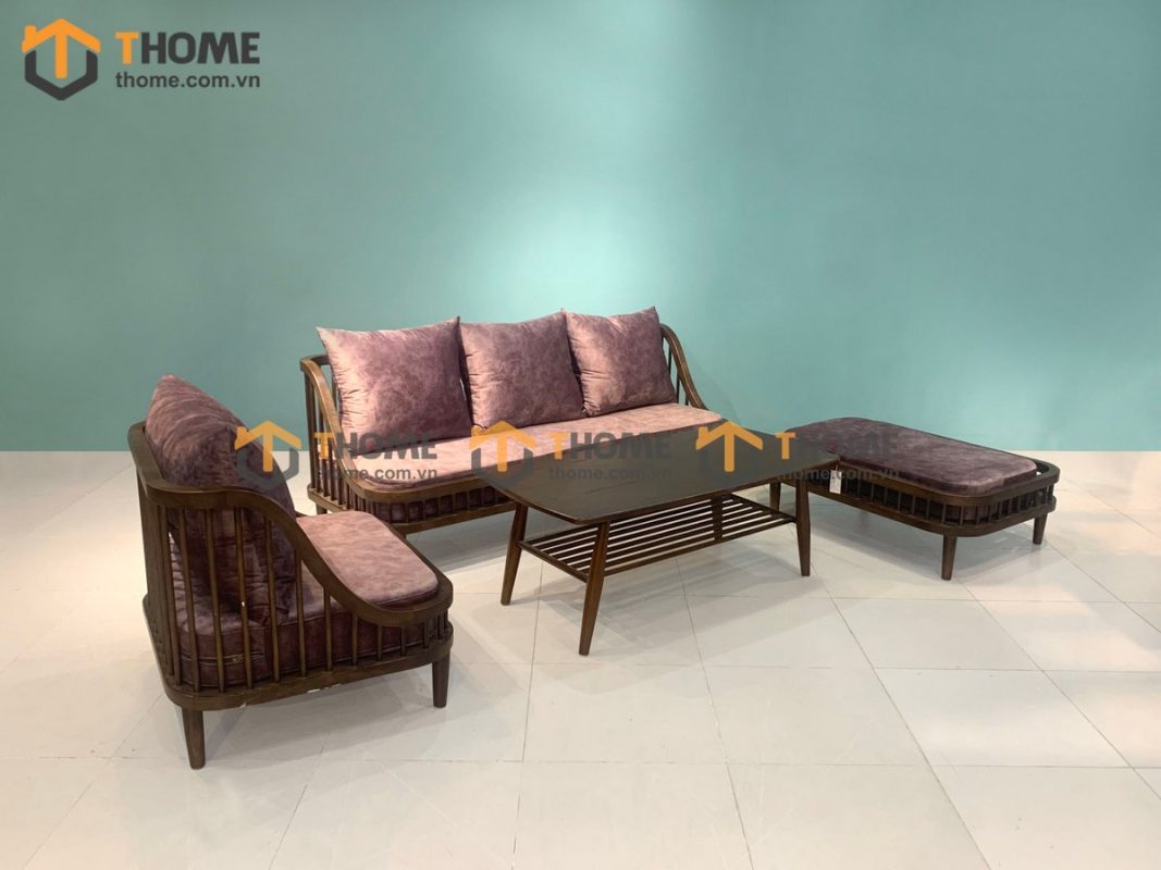 Sofa Quây màu óc chó loại thường 1.8m SFN-02SN