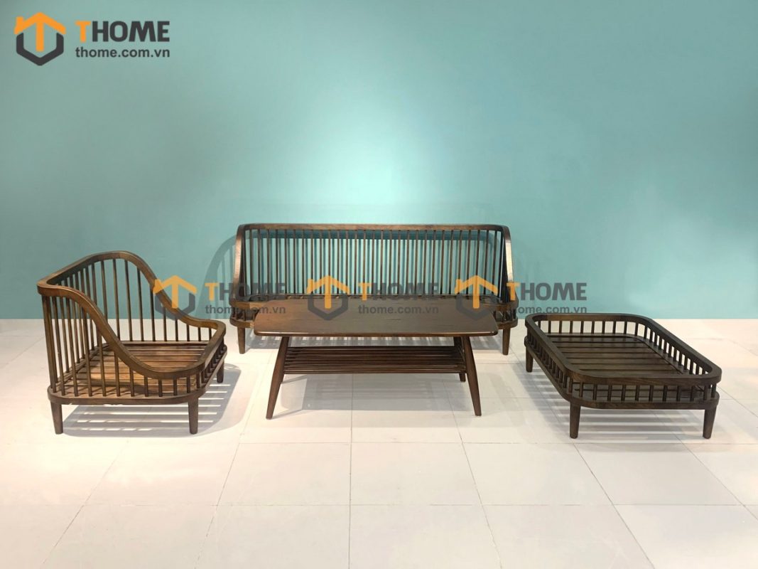 Sofa Quây màu óc chó loại thường 1.8m SFN-02SN