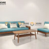 Sofa Sunrise Gỗ Sồi Tự Nhiên Màu Óc Chó 2.3m SFT-04SN