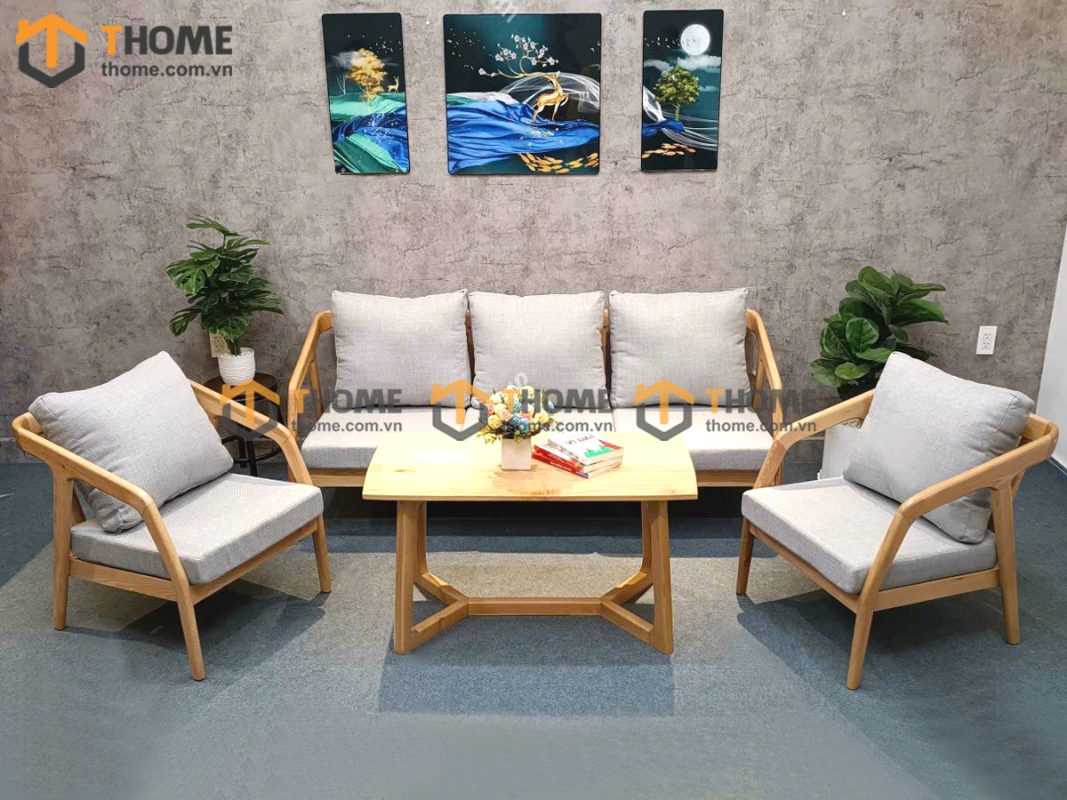 Sofa Katakana màu tự nhiên 1.8m SFN-15SN