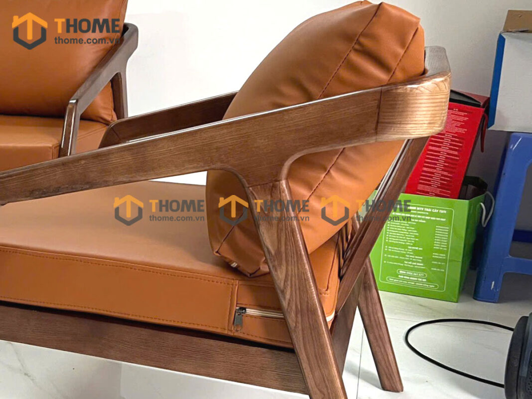 Sofa Takana Gỗ Sồi Tự Nhiên Màu Óc Chó 1.8m SFN-16SN