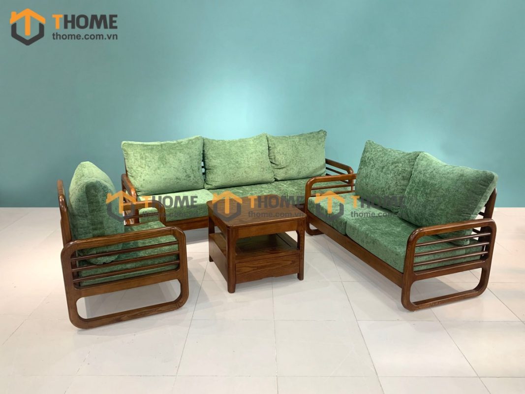 Bộ sofa Titan màu óc chó 2.1m SFT-25SN