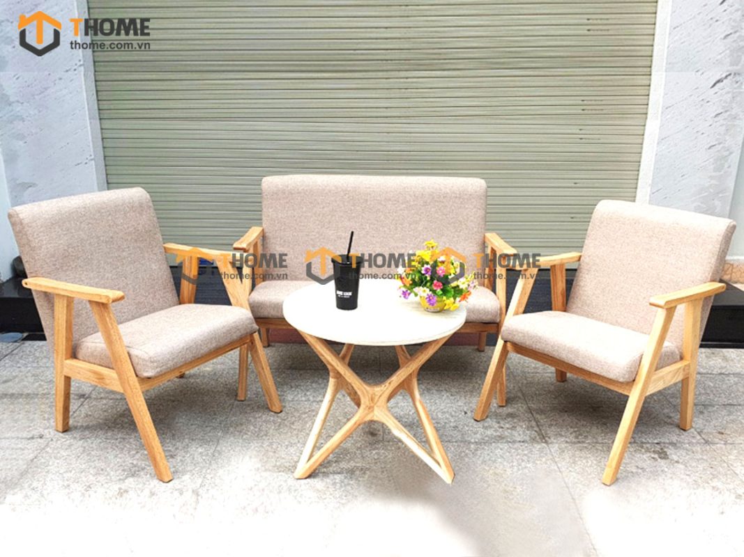 Sofa truyền thống màu tự nhiên 1.6m SFN-11SN