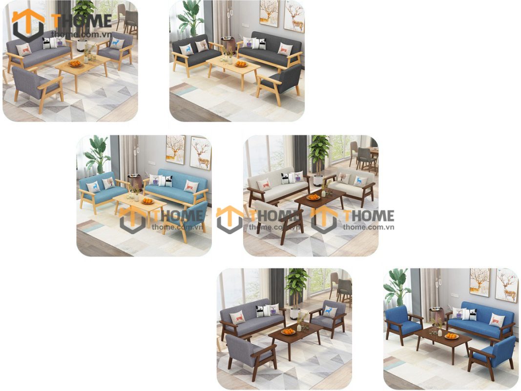 Sofa truyền thống màu tự nhiên 1.6m SFN-11SN