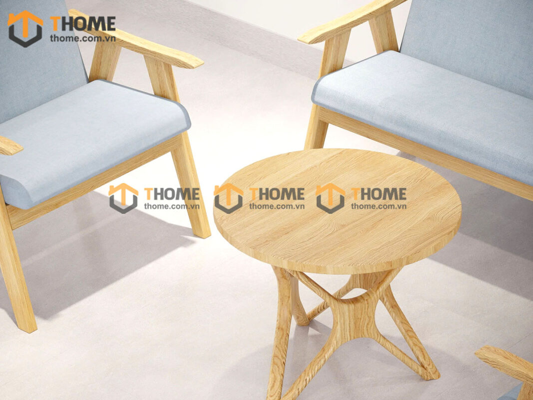 Sofa Truyền Thống Gỗ Sồi Tự Nhiên Màu Tự Nhiên 1.6m SFN-11SN