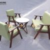 Sofa truyền thống màu óc chó 1.6m SFN-12SN