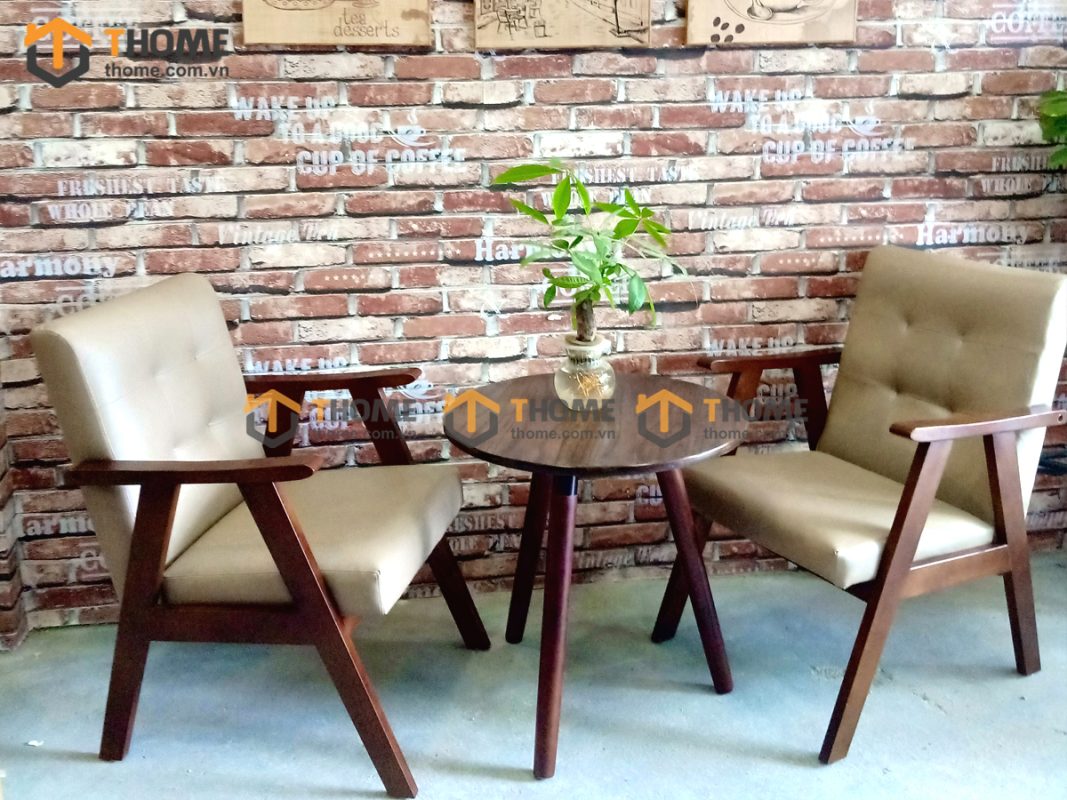 Sofa truyền thống màu óc chó 1.6m SFN-12SN