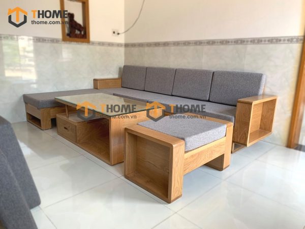 Sofa góc Uma màu tự nhiên 2.9m SFT-12SM