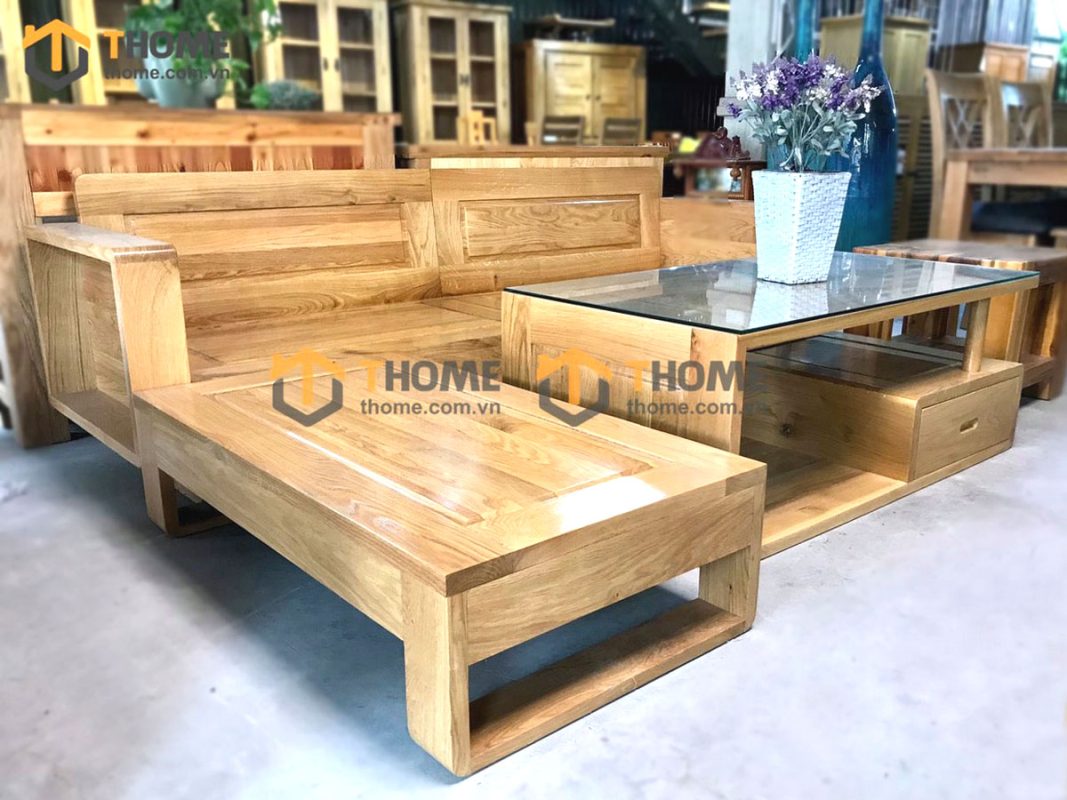 Sofa góc Uma màu tự nhiên 2.9m SFT-12SM