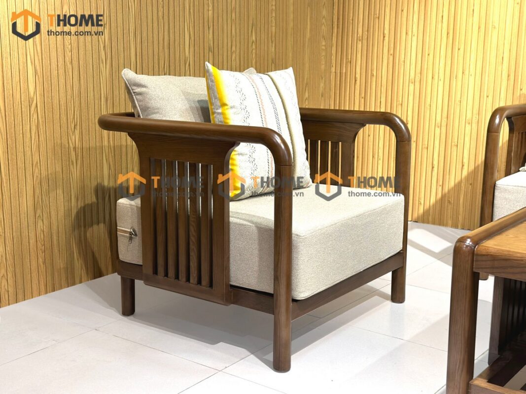 Sofa Vanix Gỗ Sồi Tự Nhiên 4 Món 2.05m SFT-29SN