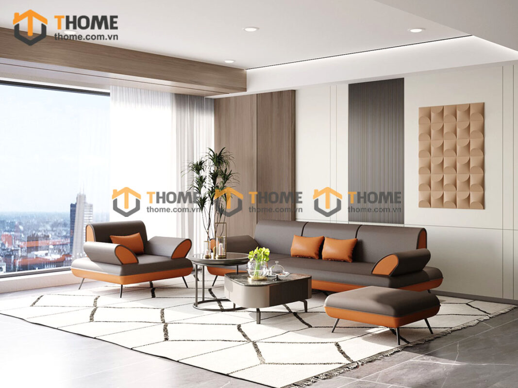Sofa Nệm Da Giá Tốt Orient SFN-02ND