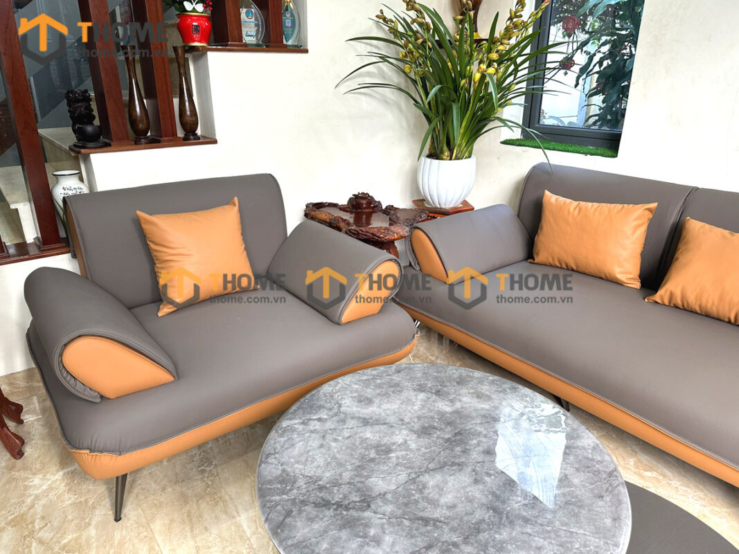 Sofa Nệm Da Giá Tốt Orient SFN-02ND