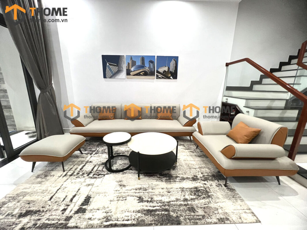 Sofa Nệm Da Giá Tốt Orient SFN-02ND