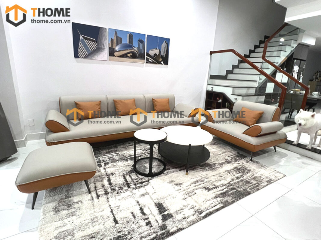 Sofa Nệm Da Giá Tốt Orient SFN-02ND