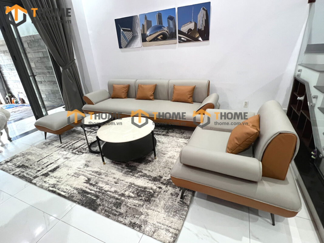Sofa Nệm Da Giá Tốt Orient SFN-02ND