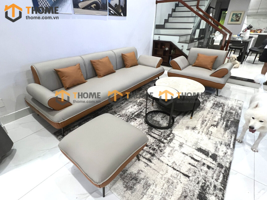 Sofa Nệm Da Giá Tốt Orient SFN-02ND