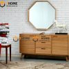 Tủ chén gỗ sồi tự nhiên 2 cánh 3 hộc kéo Harris TC1T-01SM