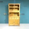 Tủ chén gỗ sồi tự nhiên 2 tầng 2 cánh 2 cánh 5 hộc kéo Harris TC2T-03SM