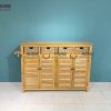 Tủ giày gỗ sồi tự nhiên 4 cánh 4 rổ cói Morris TG-20SM