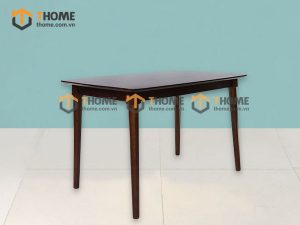 Bàn ăn gỗ cao su tự nhiên Mango màu óc chó BA-02CS