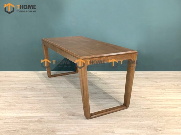 Bàn ăn gỗ sồi tự nhiên Armani màu óc chó BAMG-12SN