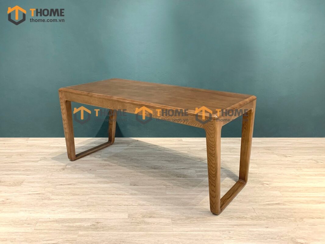 Bàn ăn gỗ sồi tự nhiên Armani màu óc chó BAMG-12SN