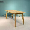 Bàn ăn gỗ sồi tự nhiên Capri màu tự nhiên BAMG-01SN