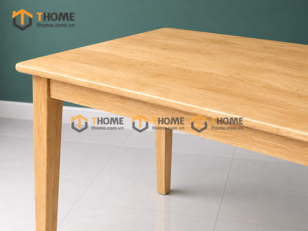 Bàn Ăn Gỗ Sồi Tự Nhiên Capri Màu Tự Nhiên BAMG-01SN