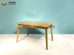 Bàn ăn gỗ sồi tự nhiên Capri màu óc chó BAMG-02SN