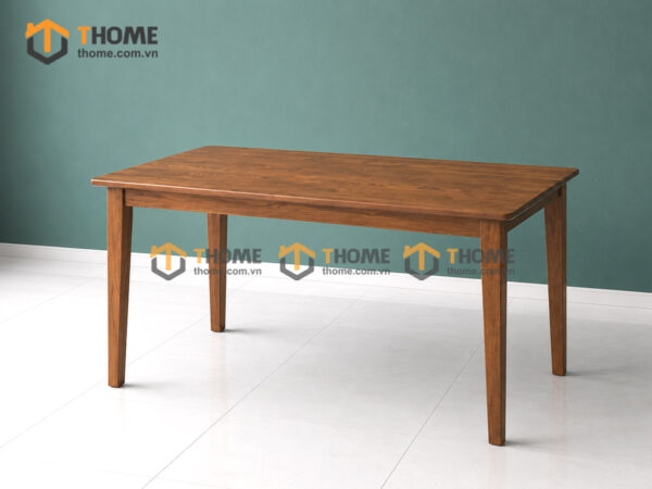 Bàn Ăn Gỗ Sồi Tự Nhiên Capri Màu Óc Chó BAMG-02SN