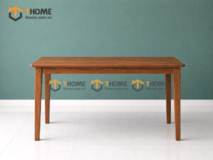 Bàn Ăn Gỗ Sồi Tự Nhiên Capri Màu Óc Chó BAMG-02SN
