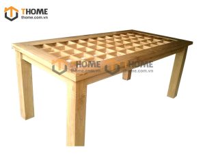 Bàn ăn gỗ sồi tự nhiên Caro BA-10SM