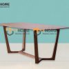 Bàn ăn gỗ sồi tự nhiên Concord màu óc chó BAMG-06SN
