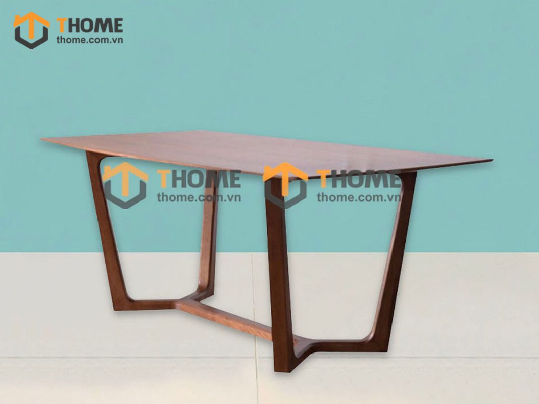 Bàn ăn gỗ sồi tự nhiên Concord màu óc chó BAMG-06SN