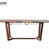 Bàn ăn gỗ sồi tự nhiên Concord màu óc chó BAMG-06SN